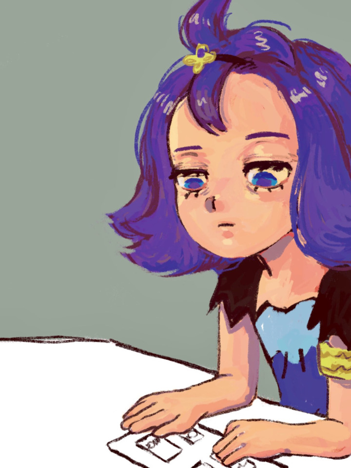 Acerola right after drawing that